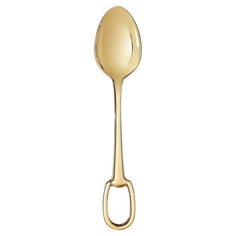 hermes gold spoons